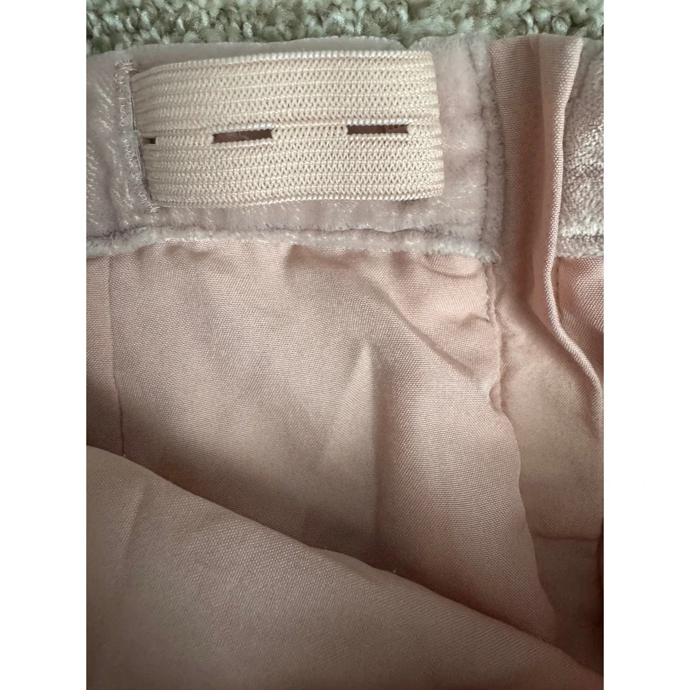 Janie and Jack Rachel Zoe Pink Velvet Ruffle Skirt Adjustable Waist Girls Size 4